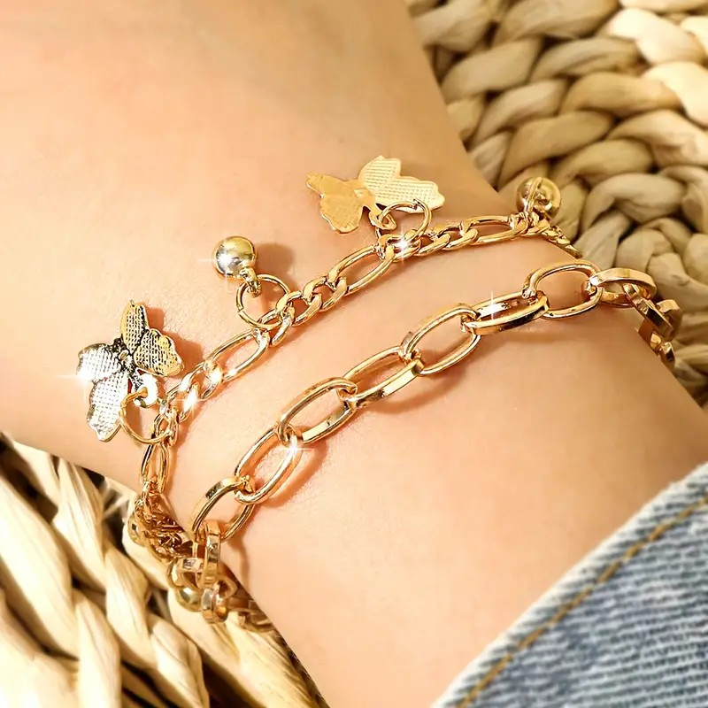 Butterfly Charm Bracelet