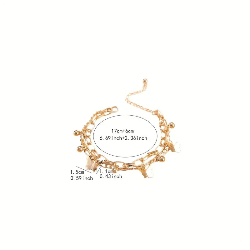 Butterfly Charm Bracelet