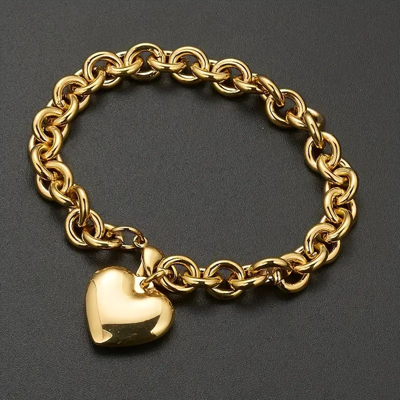 Heart Pendant Bracelet