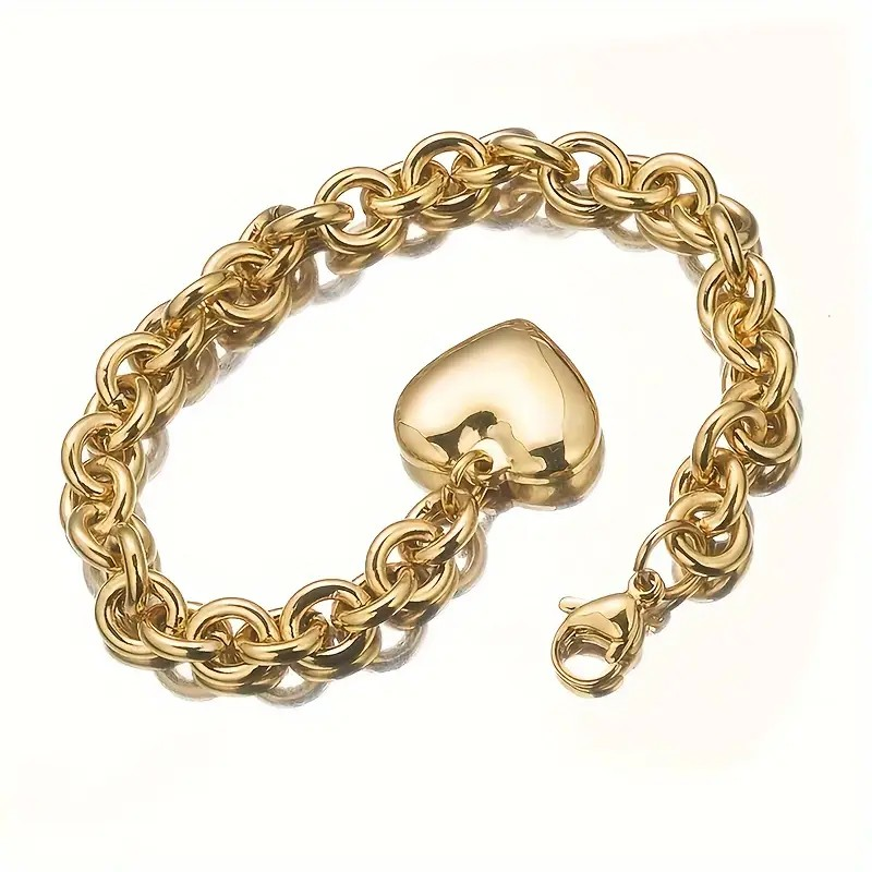 Heart Pendant Bracelet